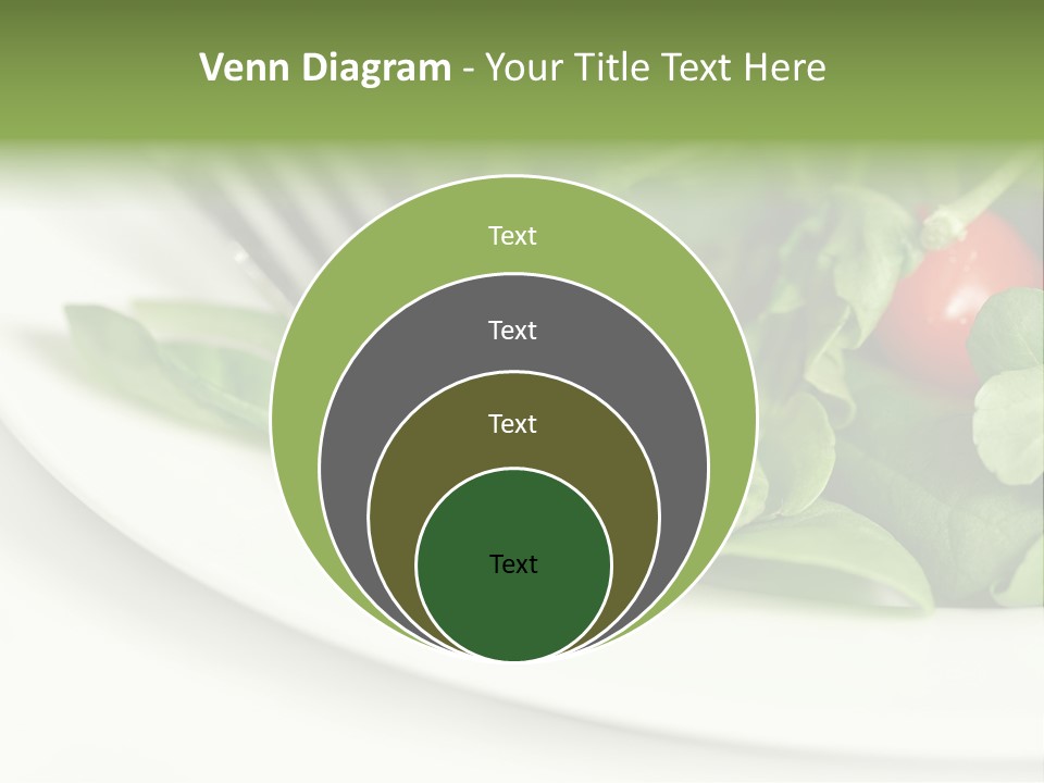 Fresh Green Salad PowerPoint Template