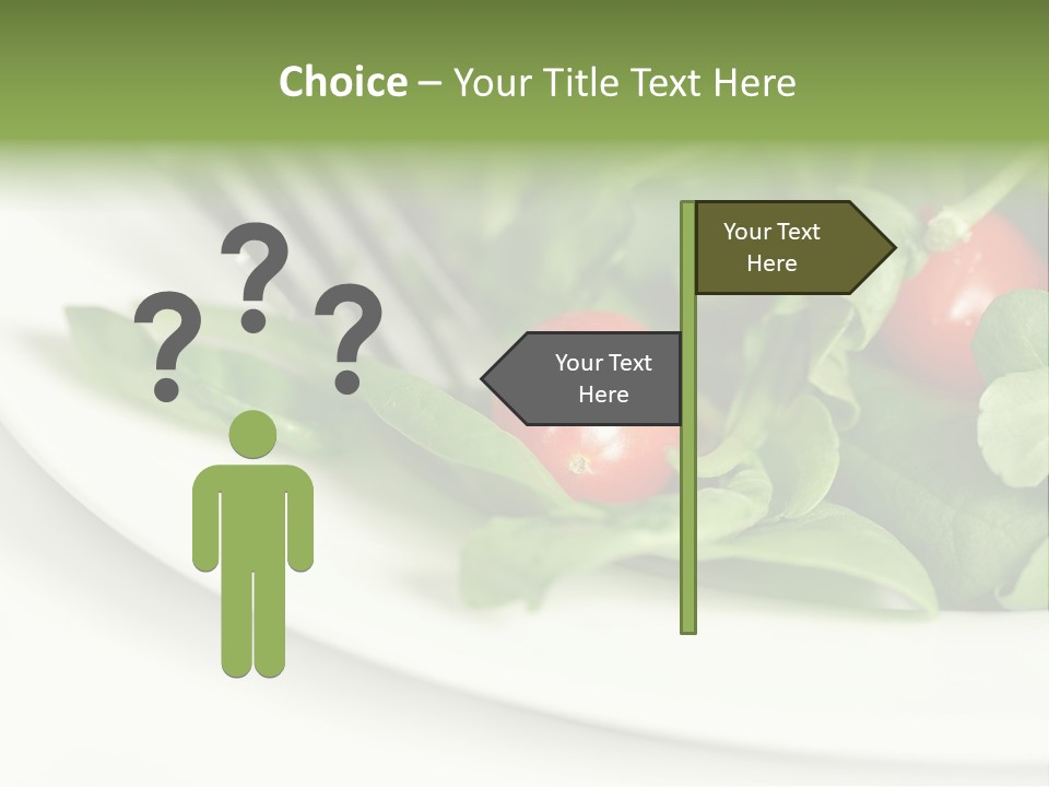 Fresh Green Salad PowerPoint Template