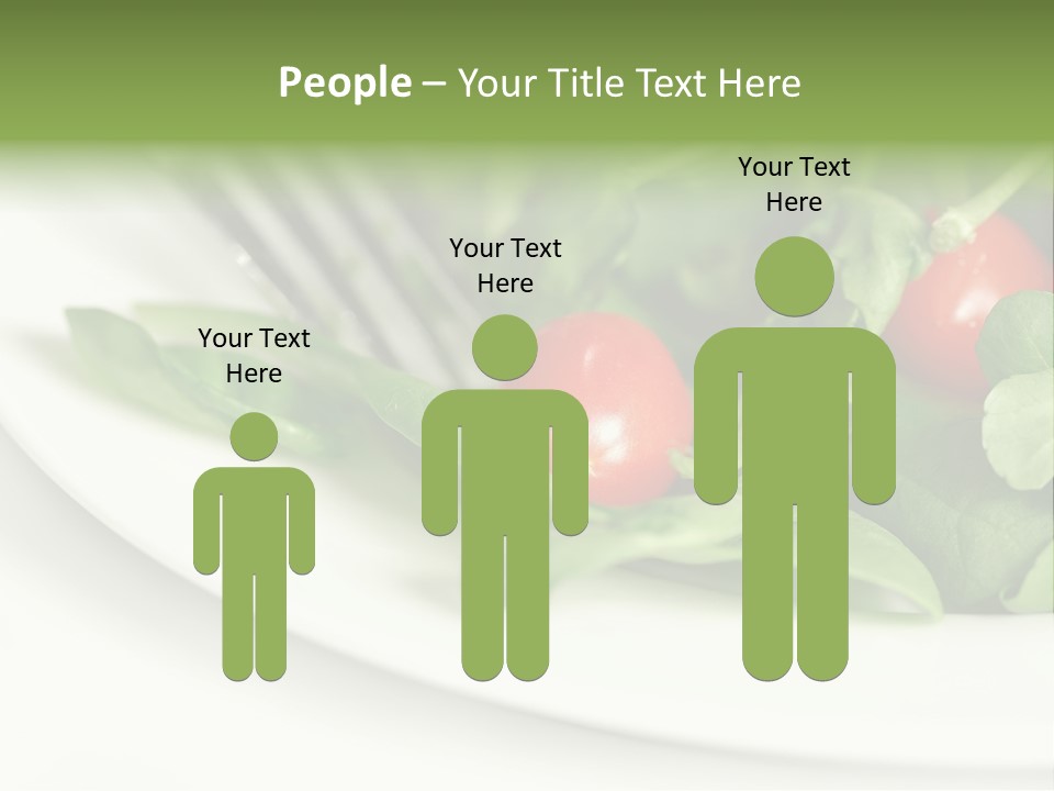 Fresh Green Salad PowerPoint Template