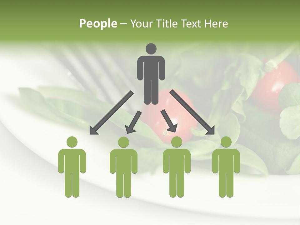 Fresh Green Salad PowerPoint Template