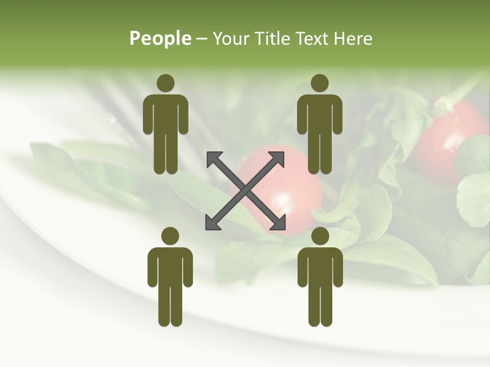 Fresh Green Salad PowerPoint Template