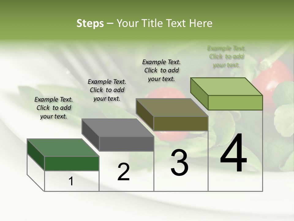 Fresh Green Salad PowerPoint Template