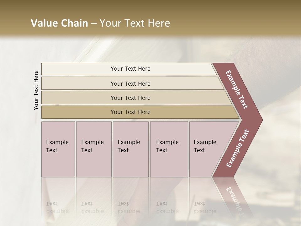 Home Builder's Hands Installing Siding PowerPoint Template