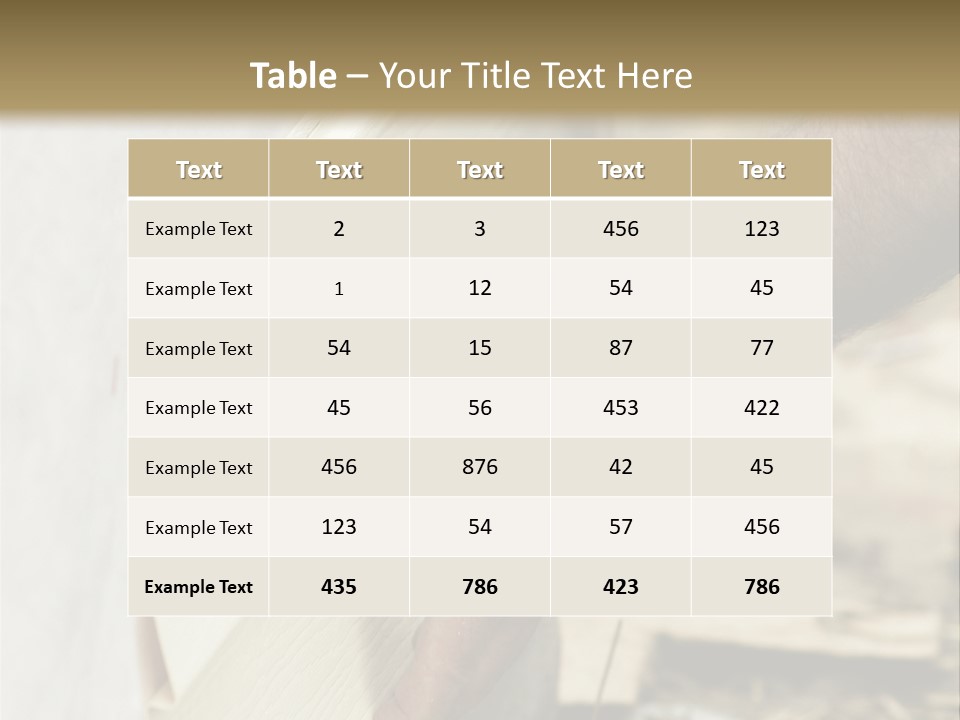 Home Builder's Hands Installing Siding PowerPoint Template