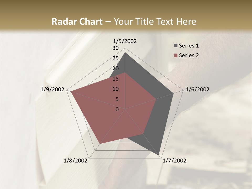 Home Builder's Hands Installing Siding PowerPoint Template