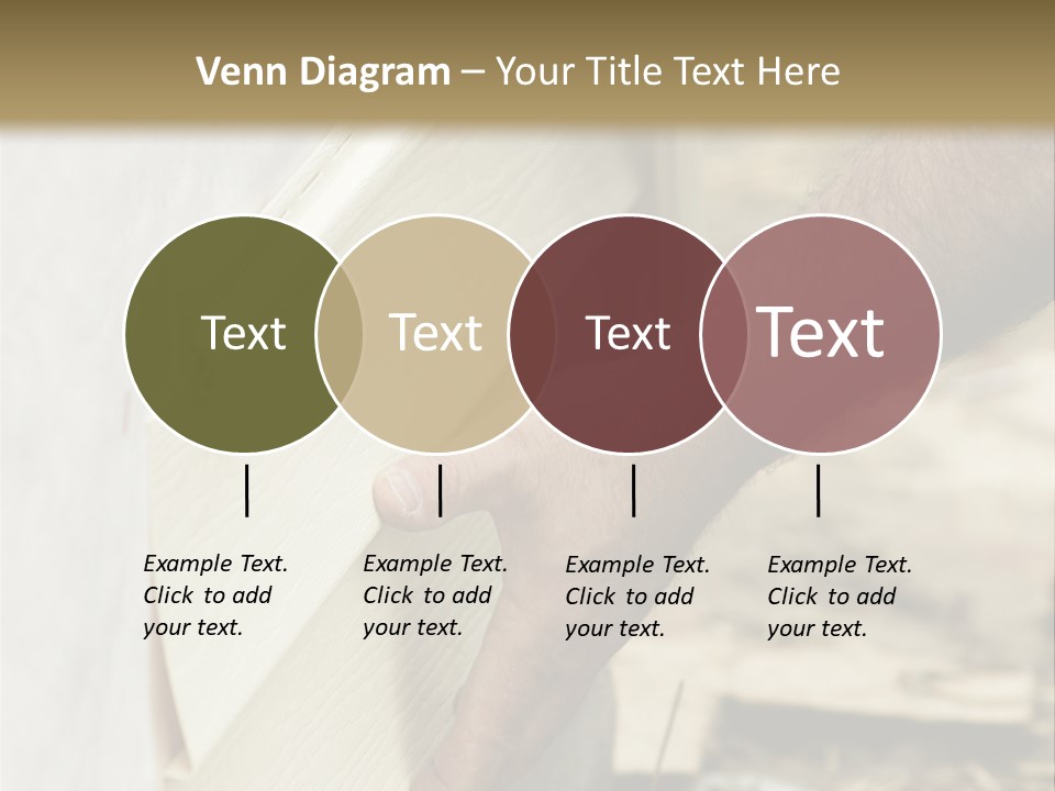 Home Builder's Hands Installing Siding PowerPoint Template