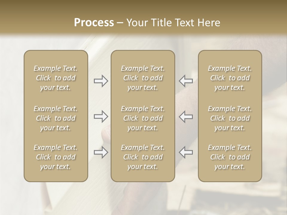 Home Builder's Hands Installing Siding PowerPoint Template