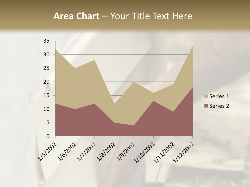 Home Builder's Hands Installing Siding PowerPoint Template