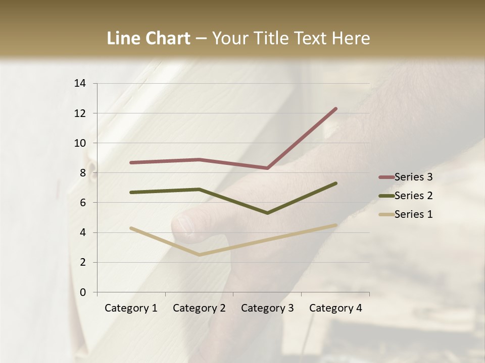 Home Builder's Hands Installing Siding PowerPoint Template