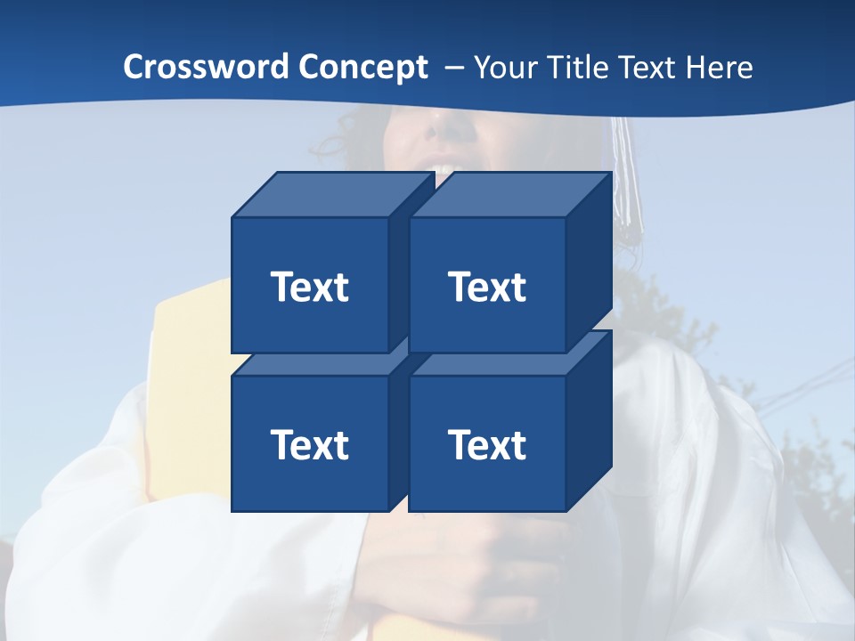 Happy Graduate Female Student Holding A Big Pile Of Textbooks And Folders PowerPoint Template