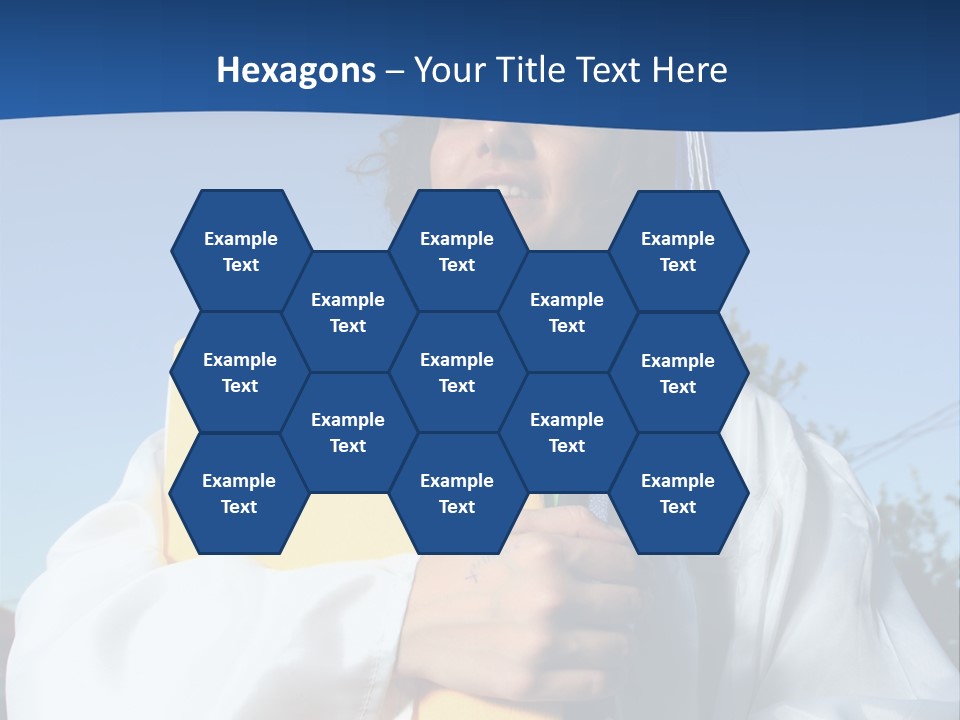 Happy Graduate Female Student Holding A Big Pile Of Textbooks And Folders PowerPoint Template