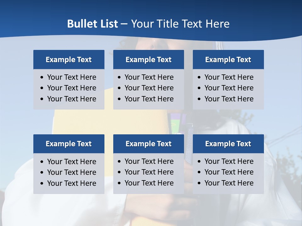 Happy Graduate Female Student Holding A Big Pile Of Textbooks And Folders PowerPoint Template