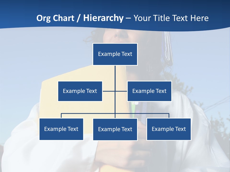 Happy Graduate Female Student Holding A Big Pile Of Textbooks And Folders PowerPoint Template
