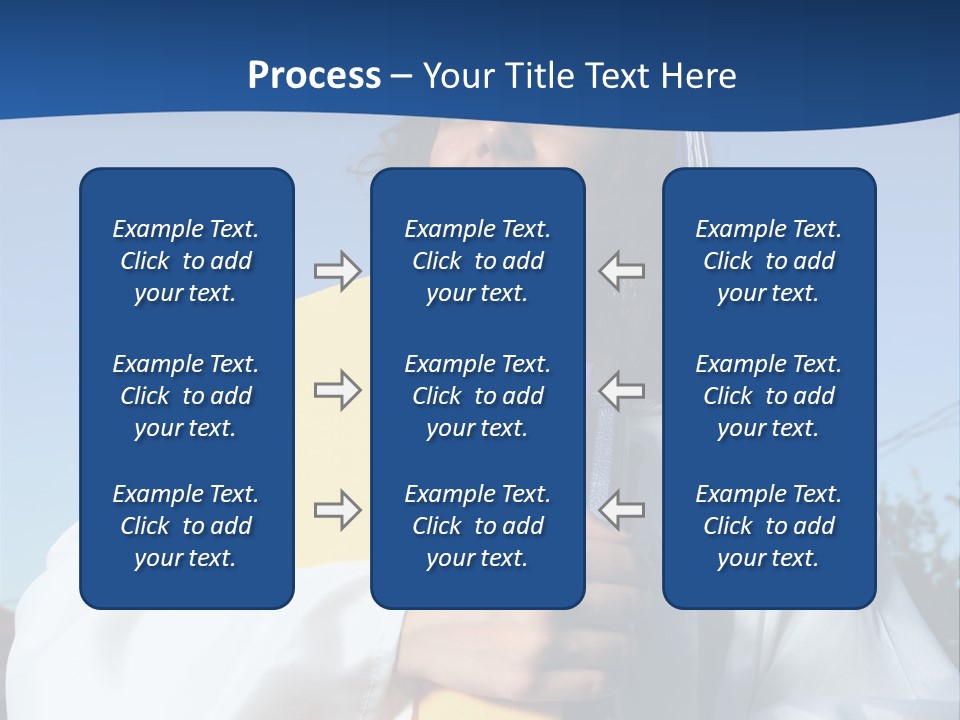 Happy Graduate Female Student Holding A Big Pile Of Textbooks And Folders PowerPoint Template