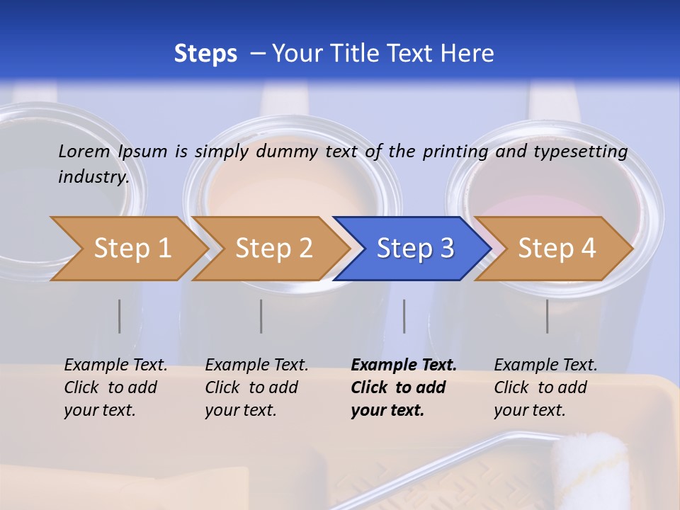 Paint And Brush PowerPoint Template
