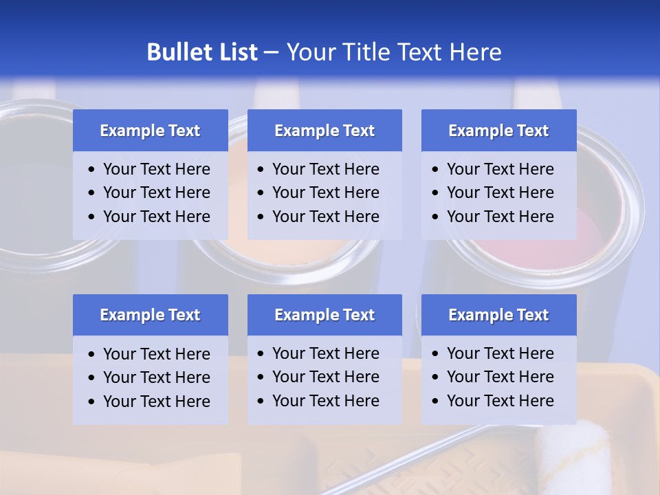 Paint And Brush PowerPoint Template