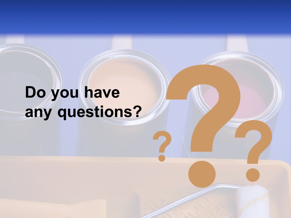 Paint And Brush PowerPoint Template