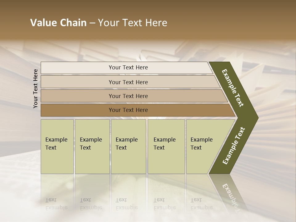 Many Old Books Combined By A Heap. Russian Saying 'Knowledge - Light, Ignorance - Darkness' PowerPoint Template