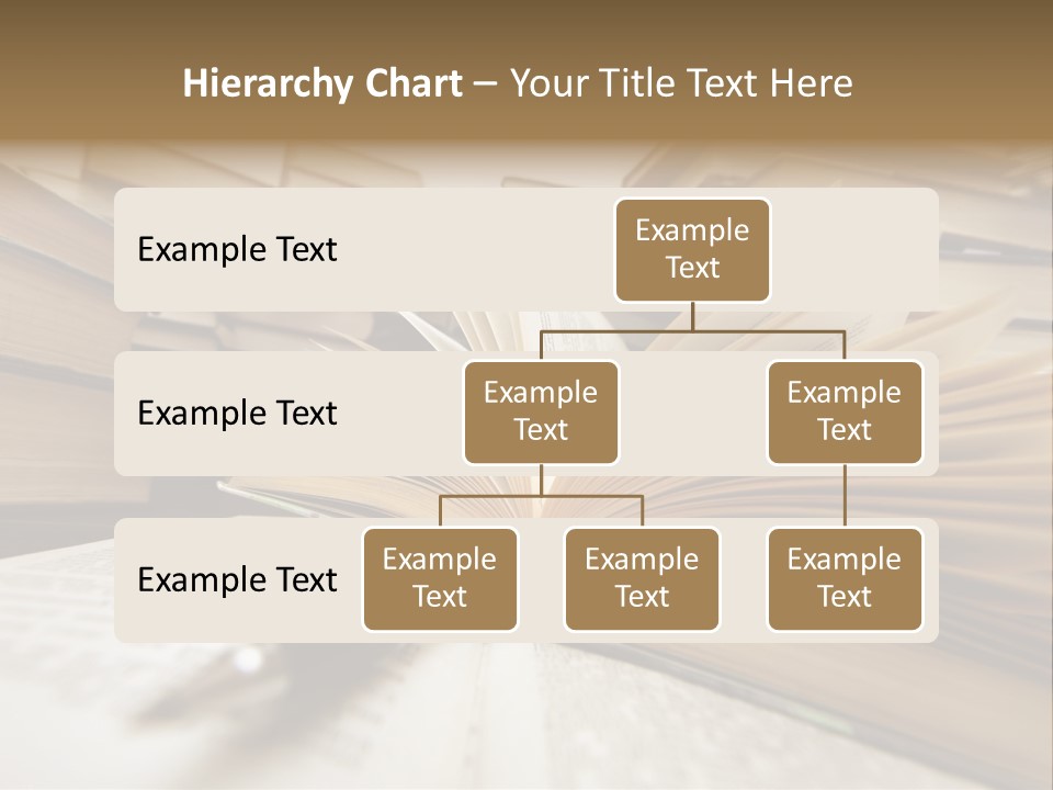 Many Old Books Combined By A Heap. Russian Saying 'Knowledge - Light, Ignorance - Darkness' PowerPoint Template