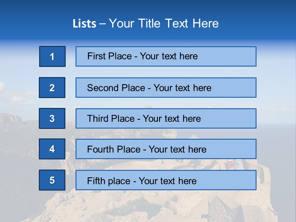 A Group Of People Walking Up A Hill Next To A Body Of Water PowerPoint Template