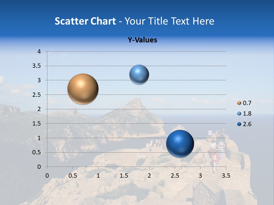 A Group Of People Walking Up A Hill Next To A Body Of Water PowerPoint Template