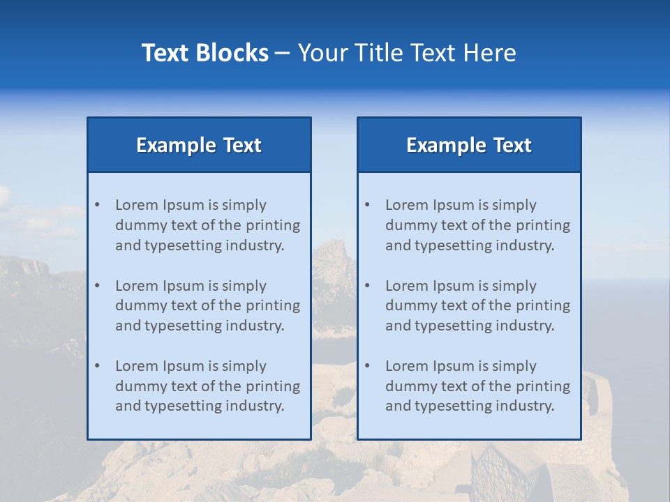 A Group Of People Walking Up A Hill Next To A Body Of Water PowerPoint Template