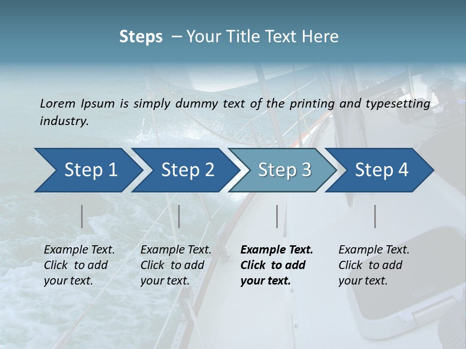 Racing Yacht... PowerPoint Template