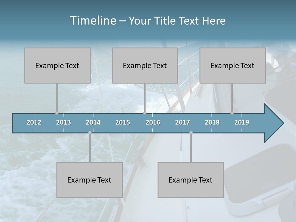 Racing Yacht... PowerPoint Template