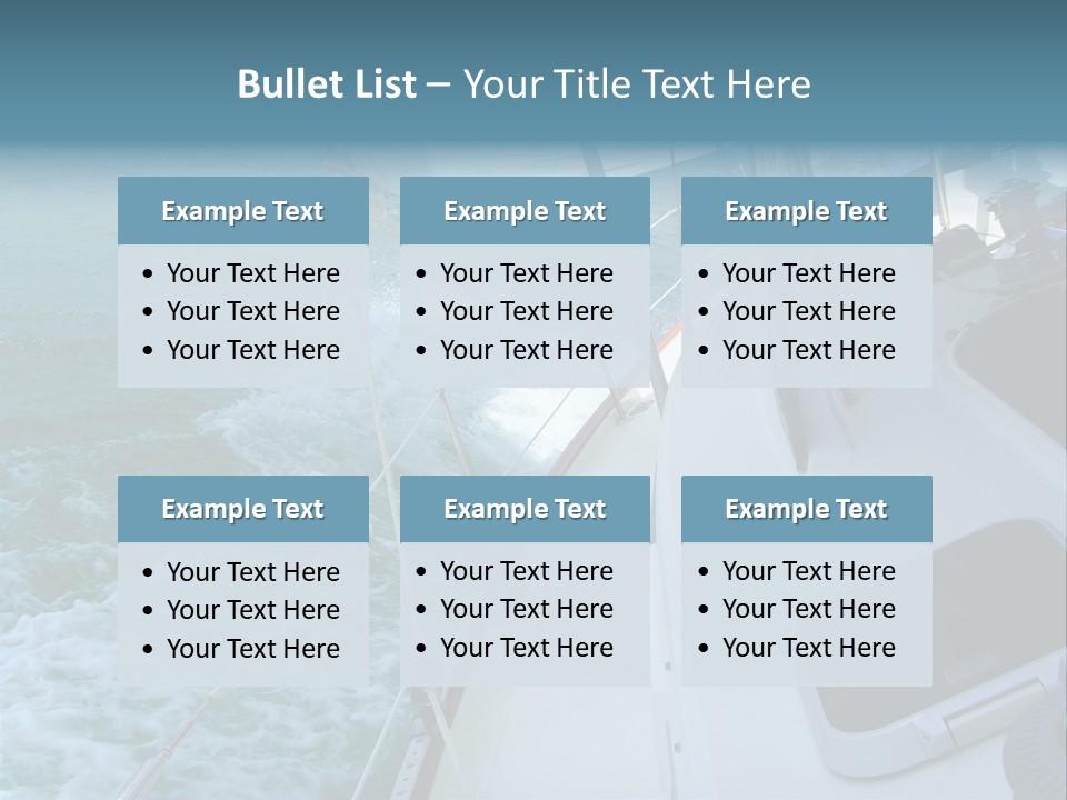 Racing Yacht... PowerPoint Template