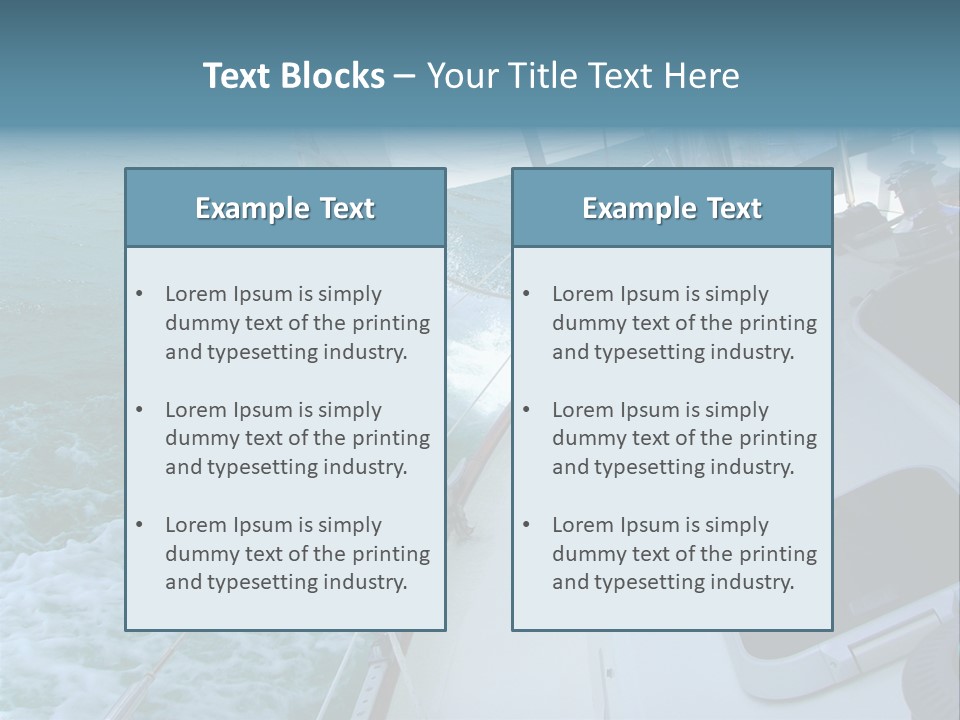 Racing Yacht... PowerPoint Template