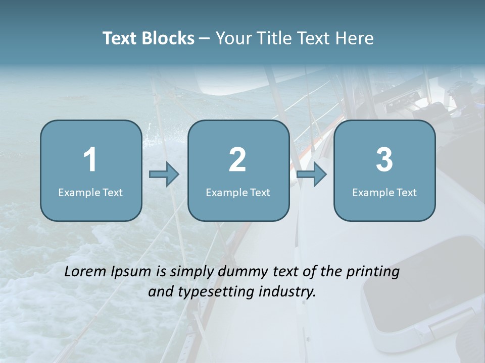 Racing Yacht... PowerPoint Template