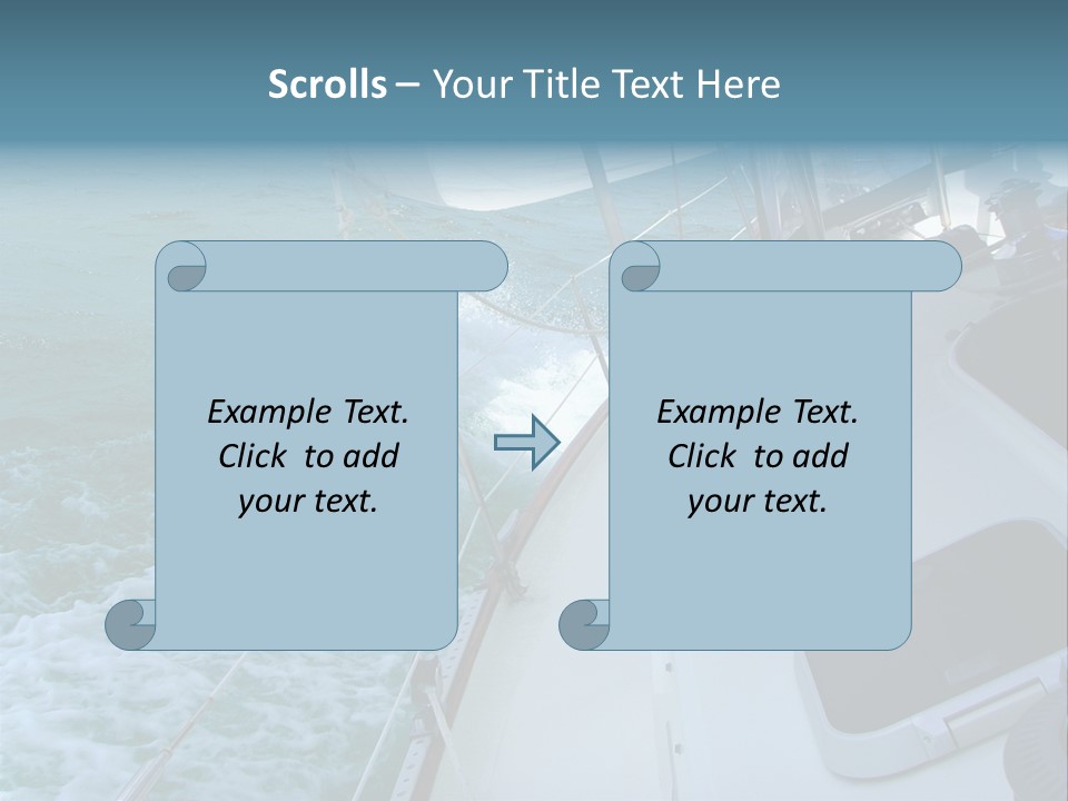 Racing Yacht... PowerPoint Template
