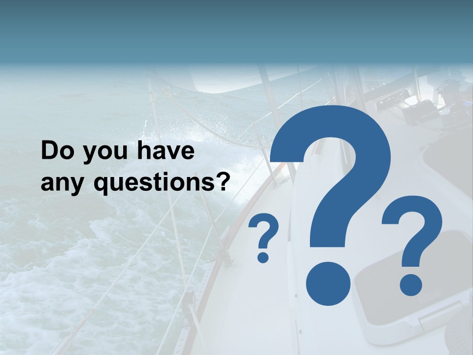 Racing Yacht... PowerPoint Template