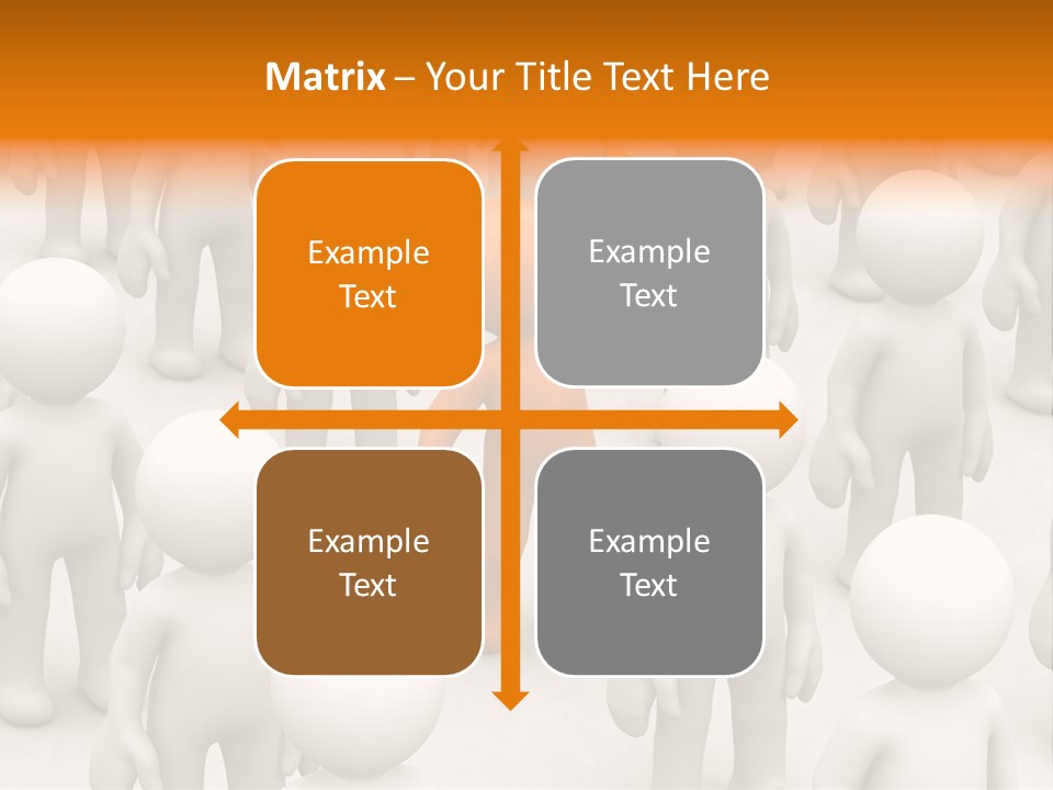 A Group Of People Standing In Front Of Each Other PowerPoint Template