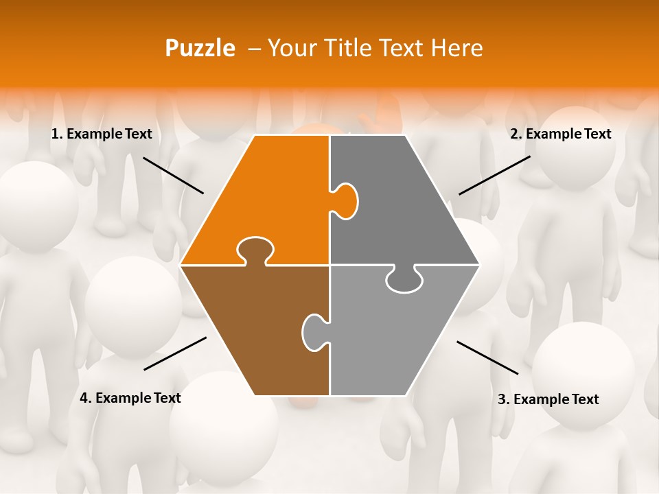 A Group Of People Standing In Front Of Each Other PowerPoint Template