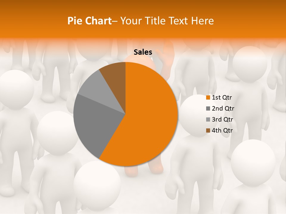 A Group Of People Standing In Front Of Each Other PowerPoint Template