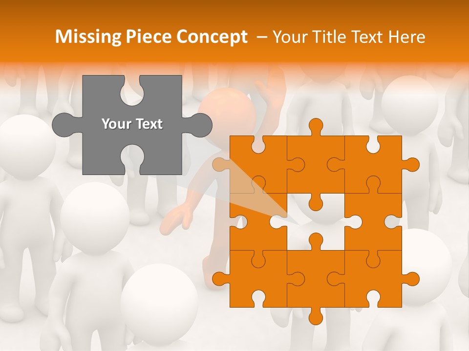 A Group Of People Standing In Front Of Each Other PowerPoint Template