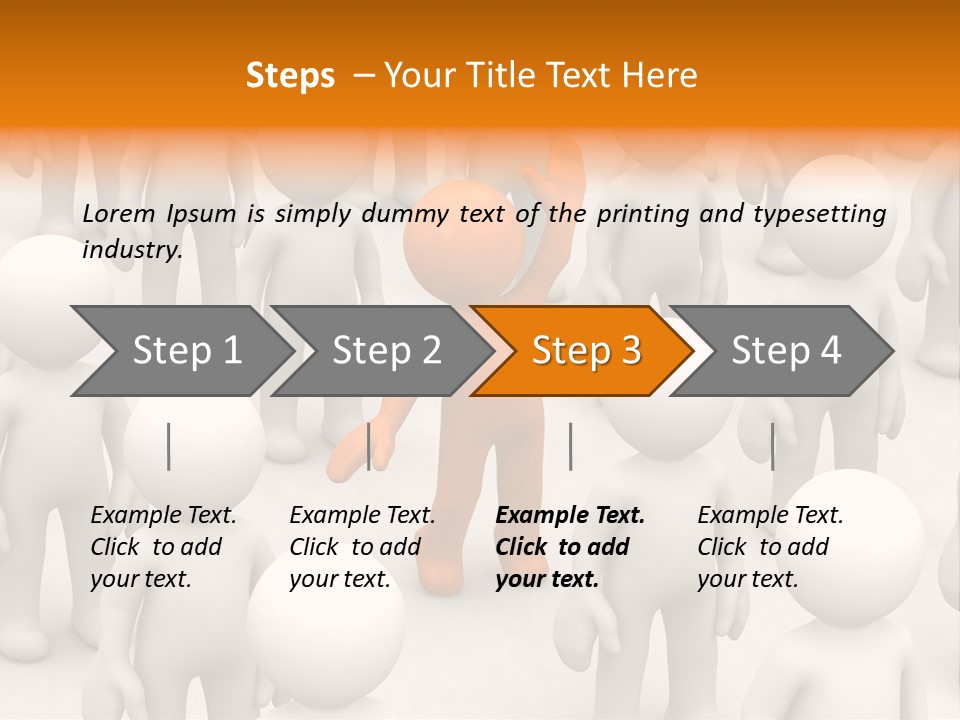 A Group Of People Standing In Front Of Each Other PowerPoint Template