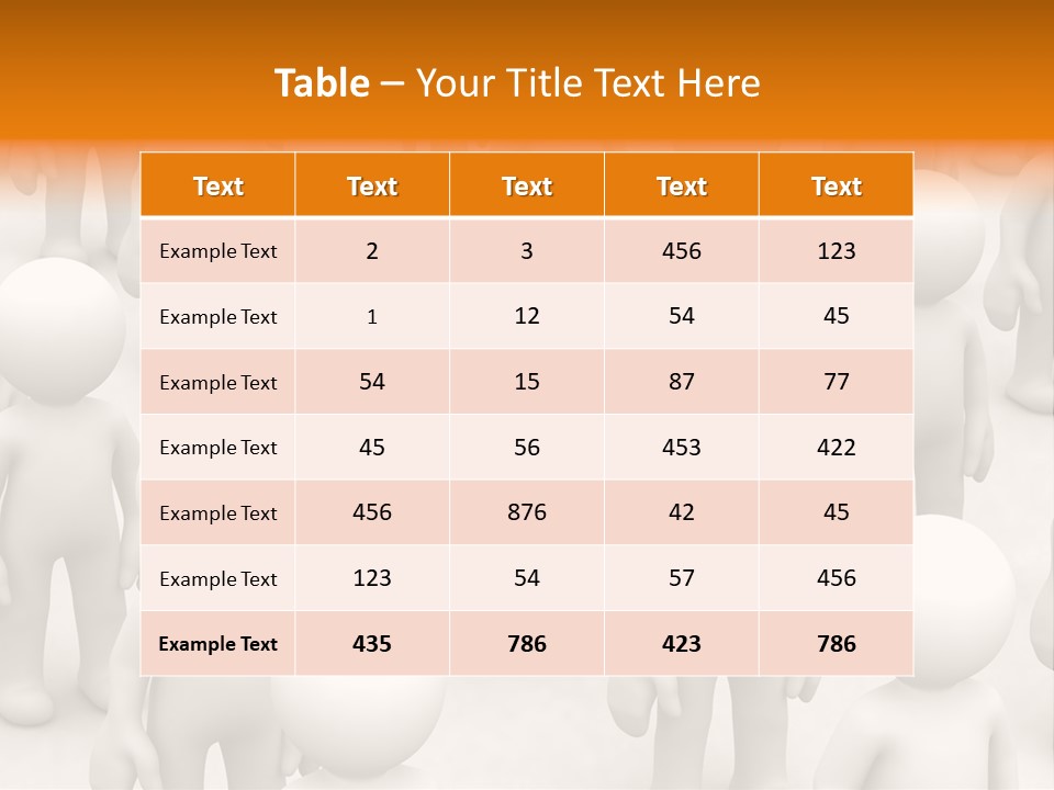 A Group Of People Standing In Front Of Each Other PowerPoint Template