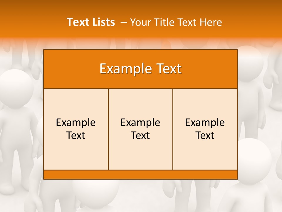 A Group Of People Standing In Front Of Each Other PowerPoint Template