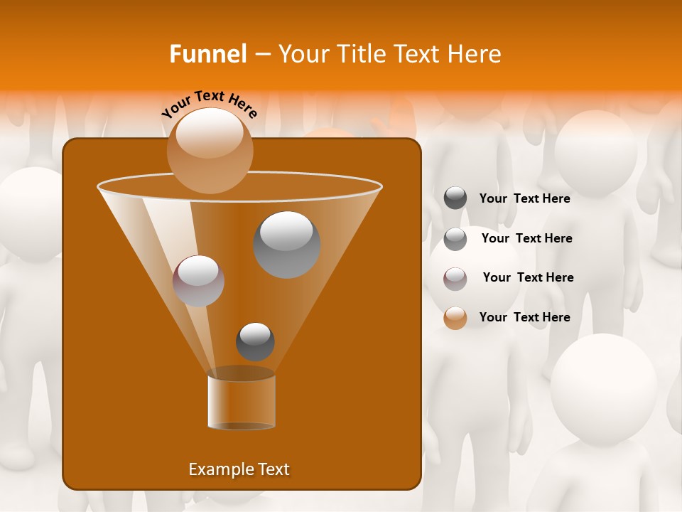 A Group Of People Standing In Front Of Each Other PowerPoint Template