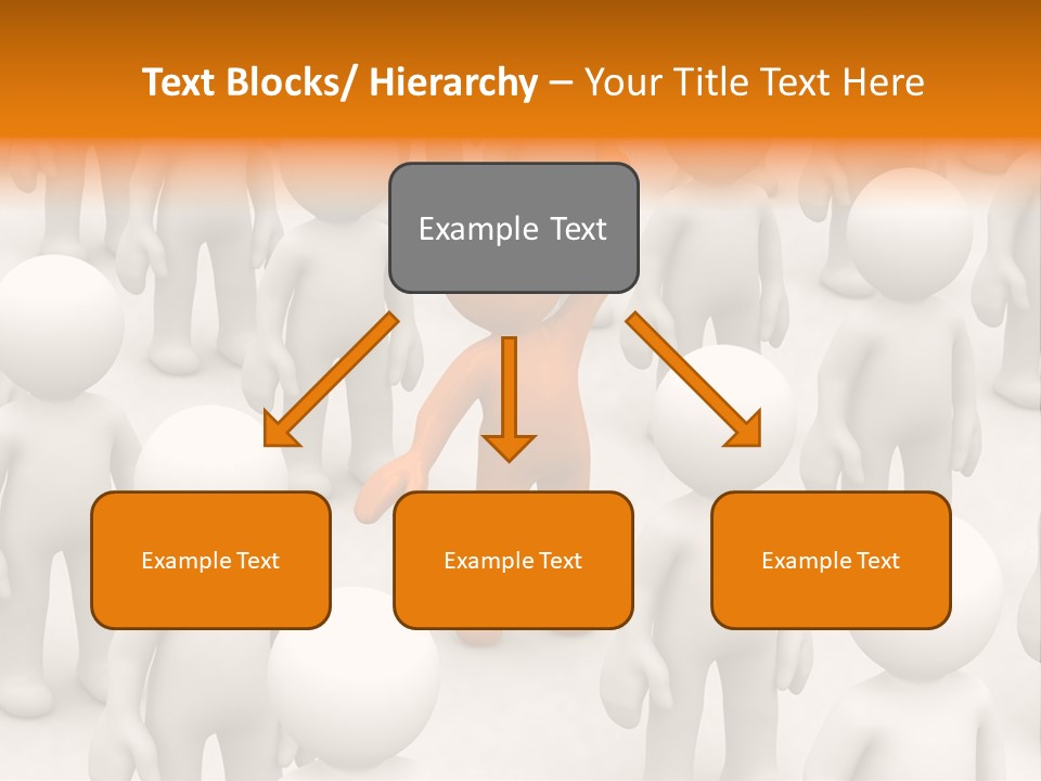 A Group Of People Standing In Front Of Each Other PowerPoint Template