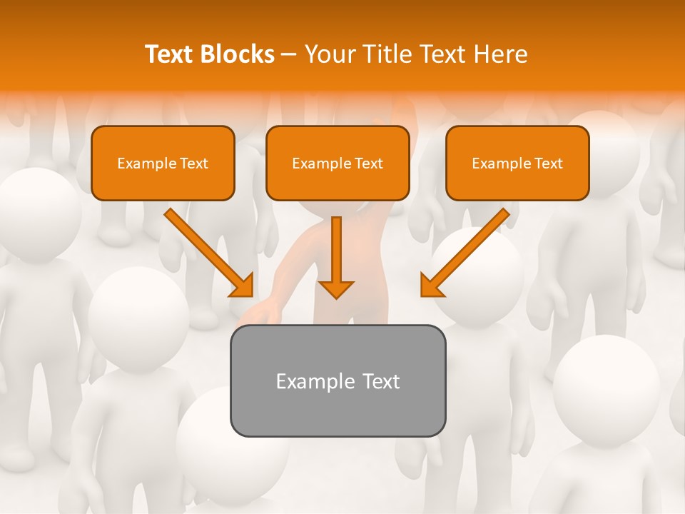 A Group Of People Standing In Front Of Each Other PowerPoint Template