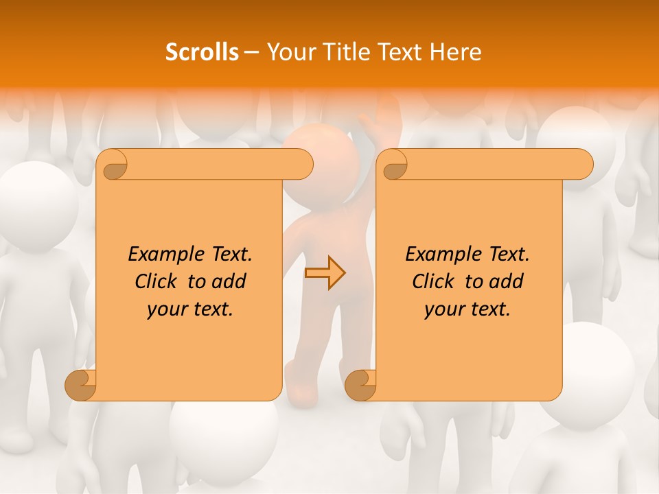 A Group Of People Standing In Front Of Each Other PowerPoint Template