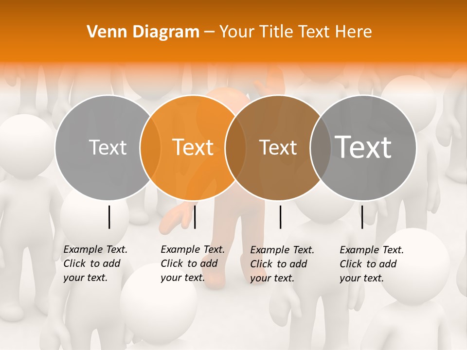 A Group Of People Standing In Front Of Each Other PowerPoint Template