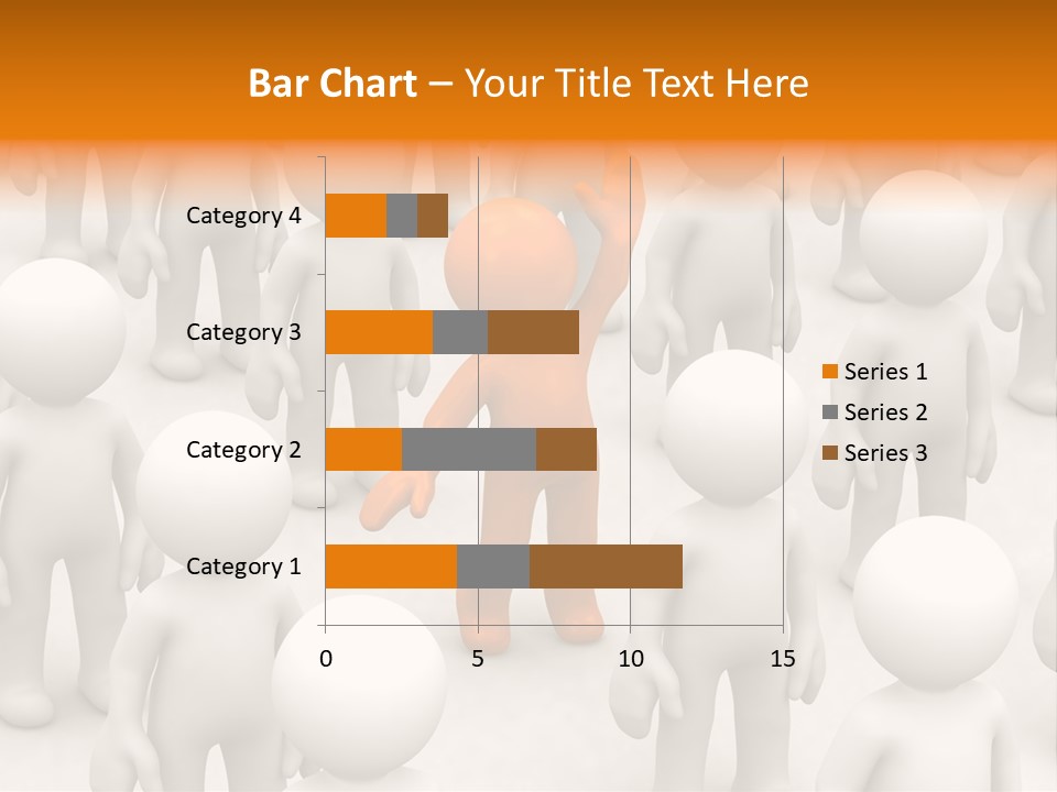 A Group Of People Standing In Front Of Each Other PowerPoint Template