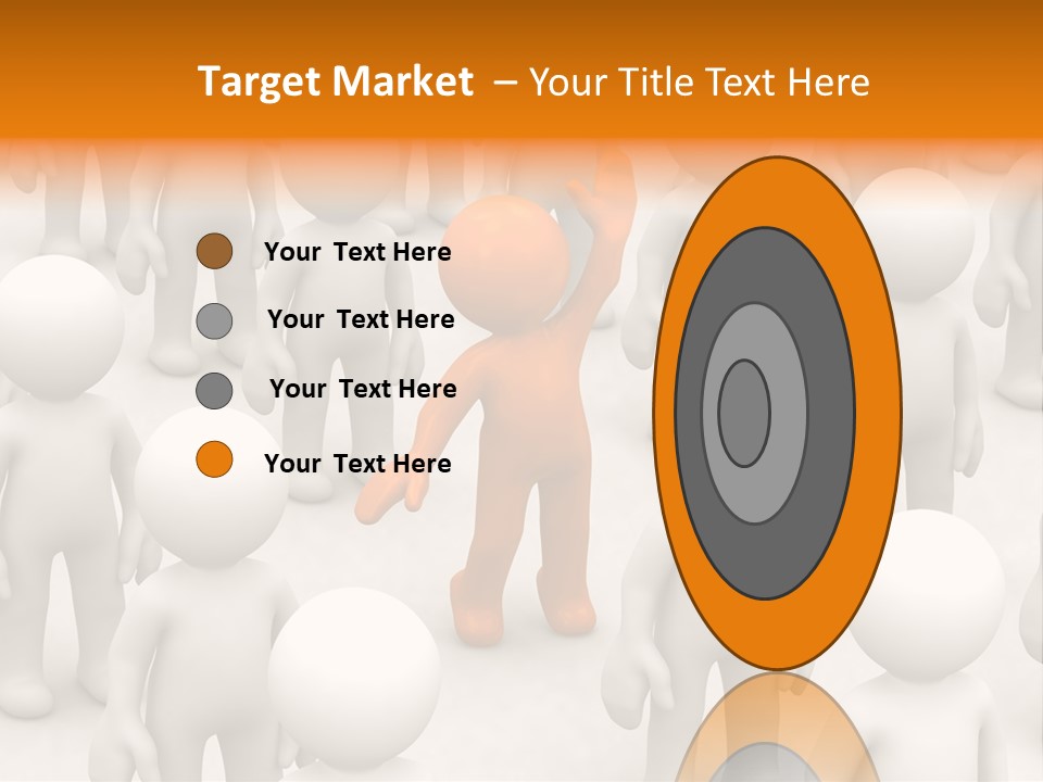 A Group Of People Standing In Front Of Each Other PowerPoint Template