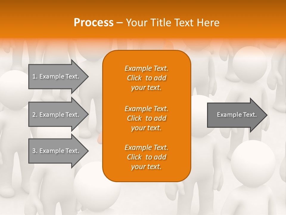 A Group Of People Standing In Front Of Each Other PowerPoint Template