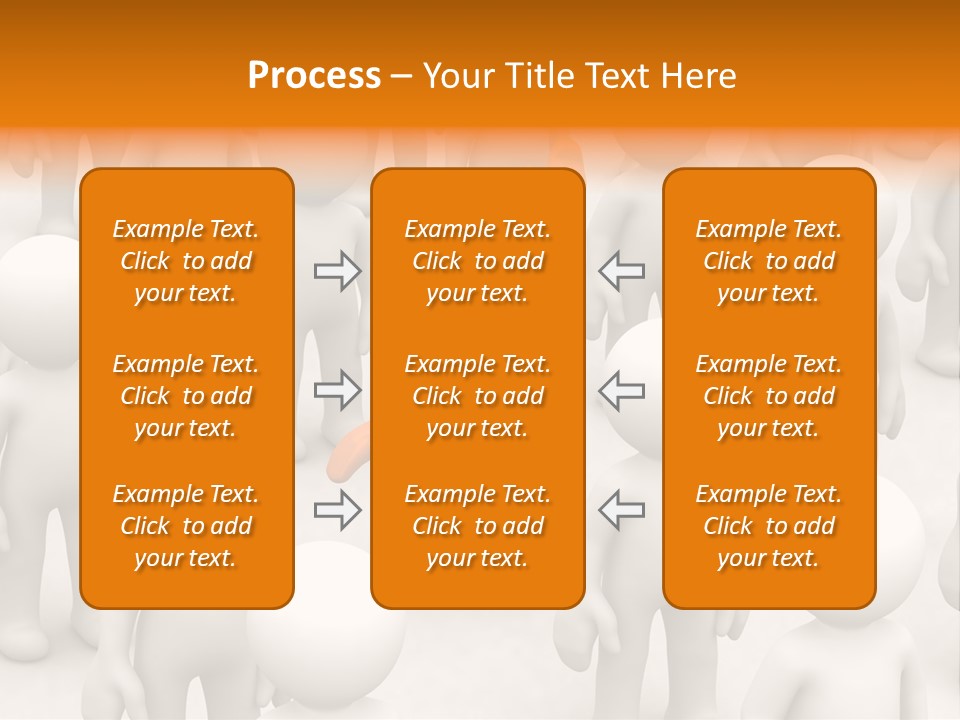 A Group Of People Standing In Front Of Each Other PowerPoint Template