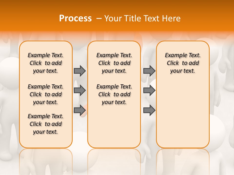 A Group Of People Standing In Front Of Each Other PowerPoint Template